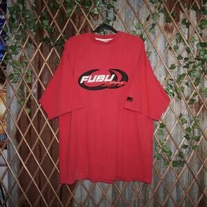 XXL -Vintage Y2K fubu sports hip hop embroider 1990s t-shirt